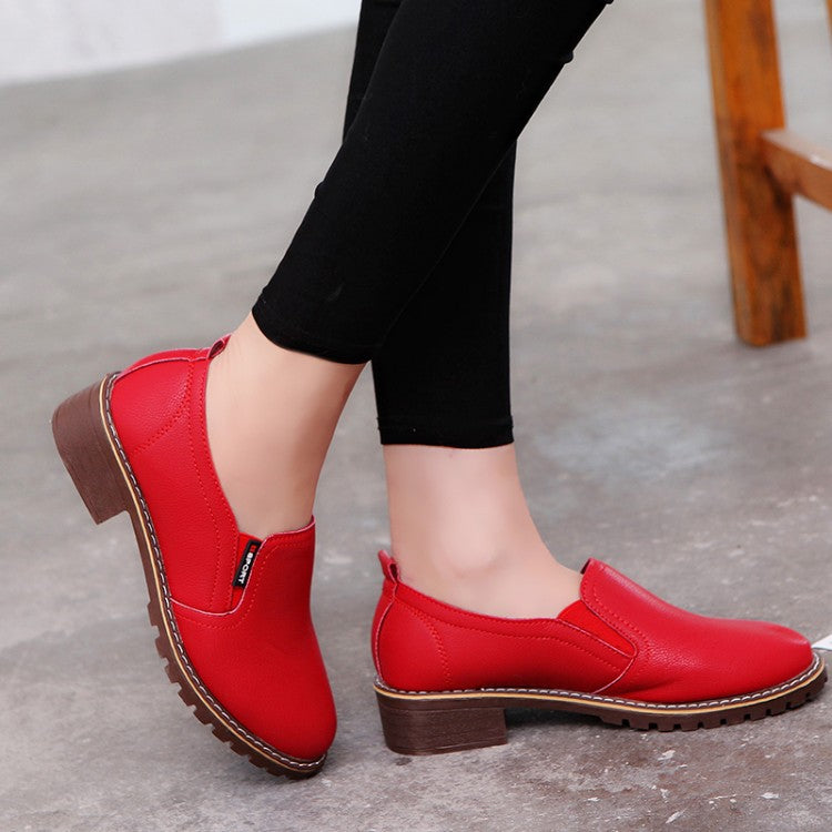 2021 spring new ladies shoes Korean fashion single shoes Brock casual flat shoes