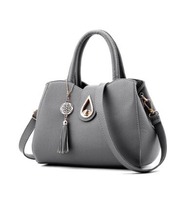 Women Handbag Bag Ladies Tassel High Quality PU Leather Totes Bags Brief Women Shoulder Bag Ladies Bags