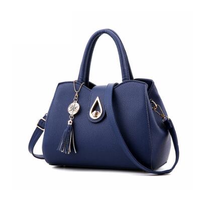 Women Handbag Bag Ladies Tassel High Quality PU Leather Totes Bags Brief Women Shoulder Bag Ladies Bags