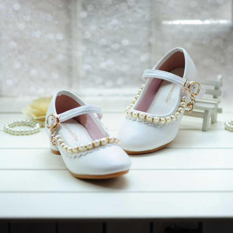 High-heeled Single Shoes Princess Crystal Shoes